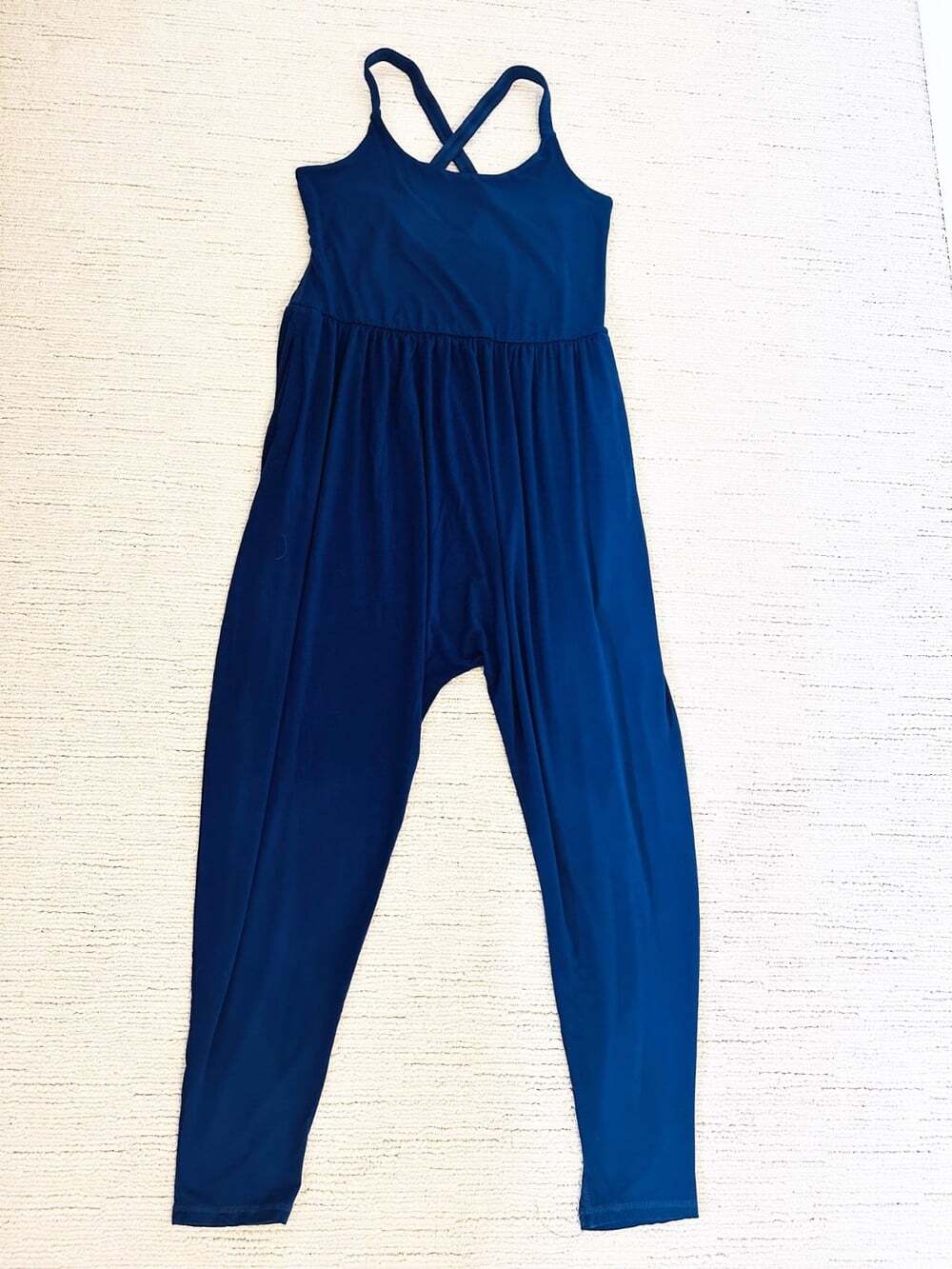 IMBODHI Jumper Blue Size 3X Jumpsuit Functional Athleisure Travel Dancing Soft